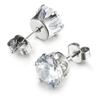 BELLA BOX Простые серьги-гвоздики 3-10 мм с кристаллами циркония, повседневная одежда, универсальные серьги для женщин и мужчин, неподвластные времени стильные украшения