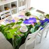 Настраиваемая скатерть с цветочным узором, пылезащитная моющаяся ткань, утолщенная прямоугольная и круглая скатерть для свадьбы