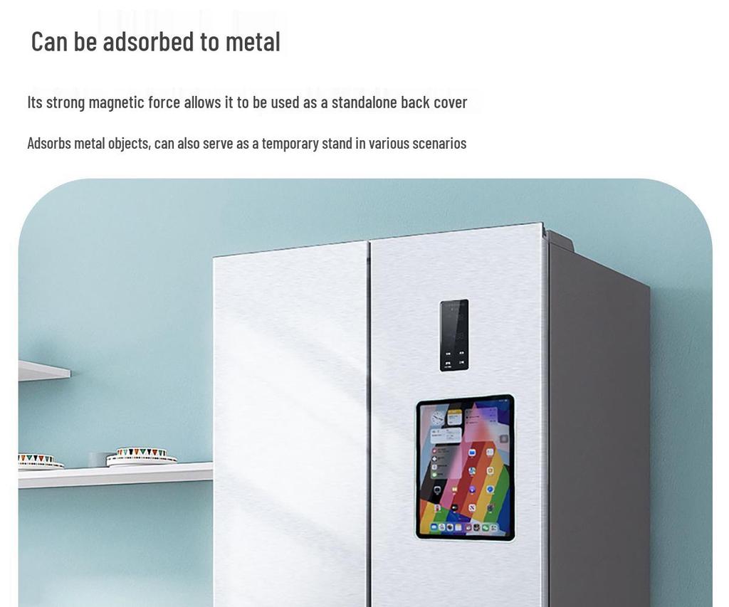 Легкий прозрачный акриловый защитный чехол для iPad 11 (Модель 3Y 2025 года) - Складной, Без слота для ручки, Десятое поколение