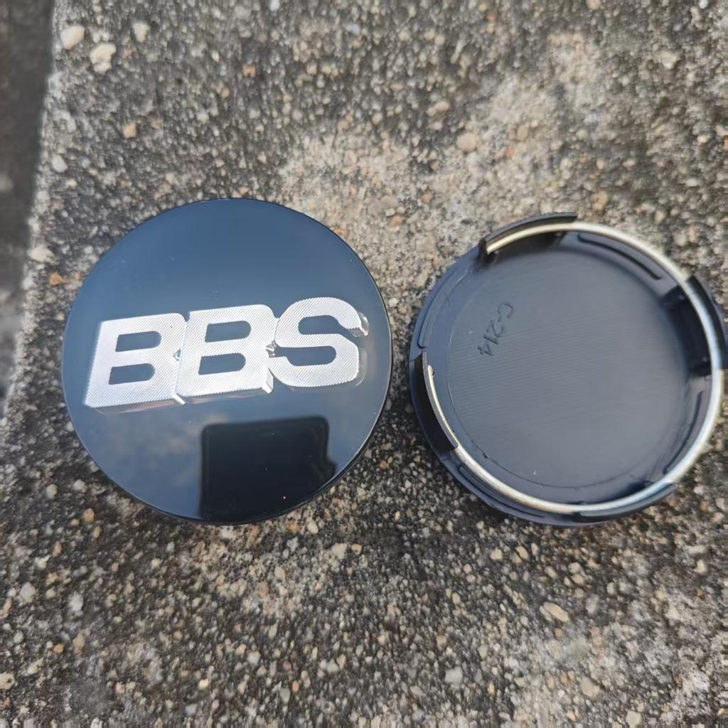 AUT1 4pcs BBS Emblem hub caps 60mm 65mm 68mm Acrylic PMMA Planar Surface BBS Car Wheel Hub Center Cap Hub For Car Center HubCaps