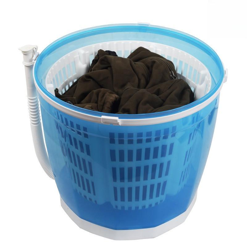 Ручная мини-стиральная машина с ручным приводом, портативная, неэлектрическая, компактная сушилка для белья, общежитие, большая вместимость, центрифуга