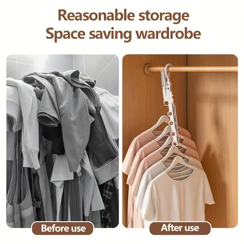 Портативная складная вешалка для путешествий, складная сушилка для одежды, вешалка для путешествий, вешалка с 5 отверстиями для отеля, кемпинга, путешествий