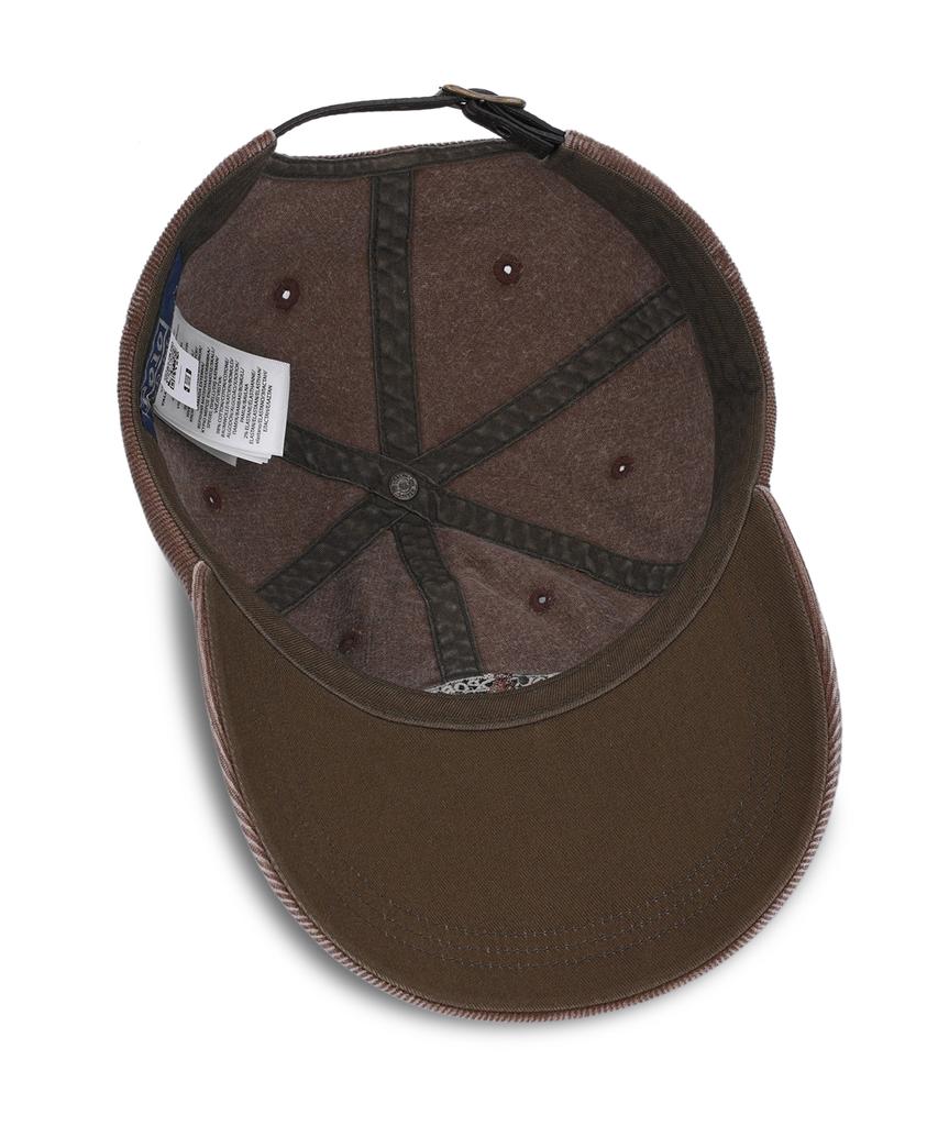 POLO RALPH LAUREN Кепка Polo Sportsman из вельвета-Коричневая