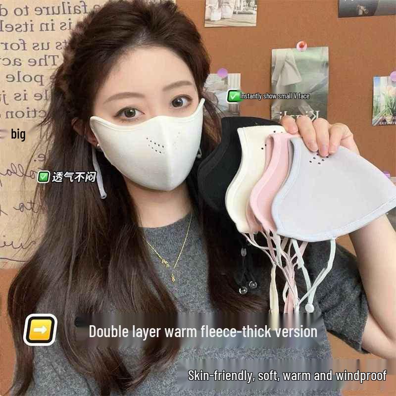 2025 Women's High Face Value Australian Wool Winter Mask - Wind & Cold Proof