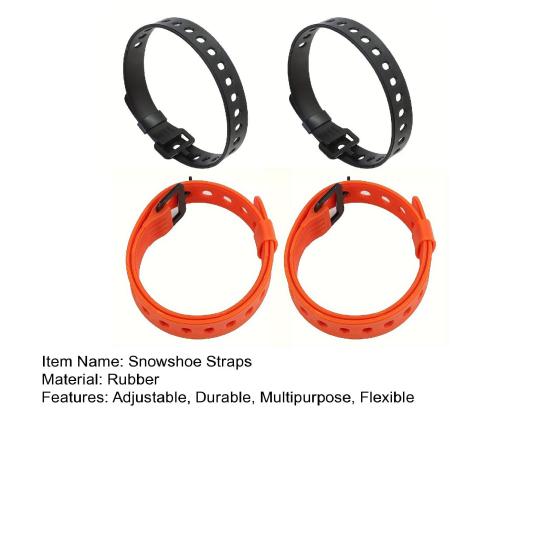 4 шт. ремни для снегоступов, регулируемые ремни для крепления лыжных ботинок, многоцелевые сменные ремни для захватов снегоступов для женщин и мужчин, катания на лыжах, походов, кемпинга