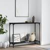 VidaXL Console Table Black 101x30.5x75 Cm Engineered Wood 837702