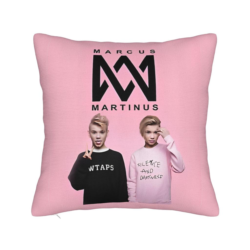 Квадратные Наволочки и Чехлы для Подушек Marcus And Martinus MM Смешные На молнии Декоративная Наволочка для Дома 4040см