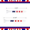 50Pcs Golf Tee 3-1/4 and 2-3/4 inch Durable Bamboo American Flag Designed Golf Training Accessorie