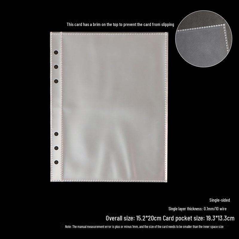 Нескользящая визитница формата А5 с 4-мя прозрачными внутренними карманами для хранения 3-дюймовых фотографий Polaroid