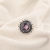 Кольцо с аметистом, Кольцо из стерлингового серебра 925 пробы, Ювелирное изделие ручной работы, Серебряное кольцо с аметистом Привлекательное кольцо из серебра с драгоценным камнем для свадебного подарка