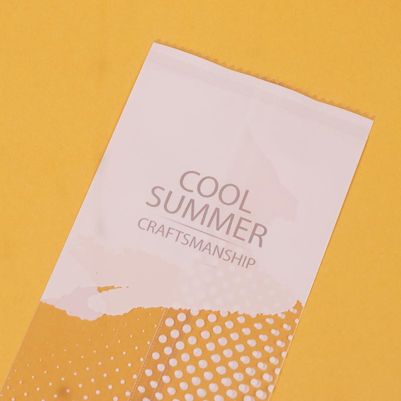 100Pcs/Pack Transparent Cartoon Ice Cream Machine-Sealed Bag Homemade Popsicle Plastic Bag Handmade Ice Cream Packing Bags