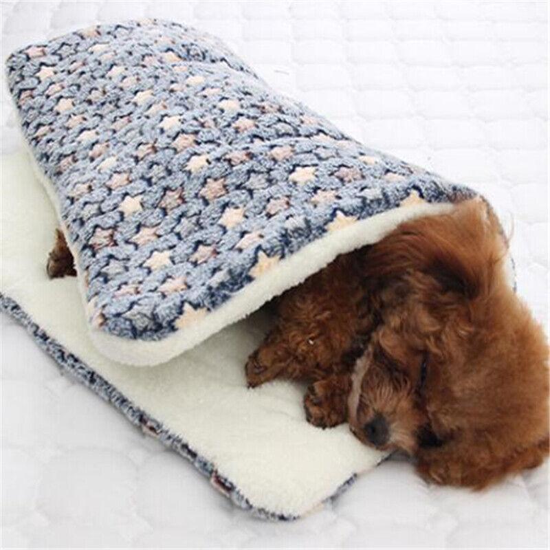 Pet Sleeping Mat Blanket Dog Cat Cushion Beds Mattres Puppy Warm Soft 3 Sizes