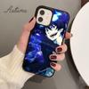 Чехол для телефона Blue Exorcist Anime для iPhone 11 12 13 14 Pro Max mini X XR XS SE 2020 6S 7 8 Plus Samsung Galaxy S21 S22