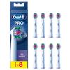 ORAL-B Brush Heads - 3D White - Pack of 8 Brush Heads for Electric Toothbrush