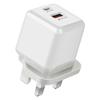 Гонконгский 20-ваттный PD быстрый зарядник для Apple 12/13, двойной порт Type-C + USB, спецификации UK и EU
