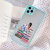 Читать книгу Кофе Девушка Чехол для телефона Милый чехол для iphone X XS XR 17 16 15 13 14 12 11 Pro Max Mini 16 15 14 Plus Ударопрочный чехол