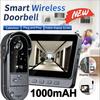 4,3-дюймовая IPS 1080P Беспроводная Wifi Видеодомофонная Камера Дверной Звонок Водонепроницаемый Экран Домашняя Безопасность Дверной Звонок ИК Ночное Видение