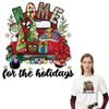 Home For Holiday Thermal Transfer Girl Decals A-Level Washable Diy Vinyl Hoodies Tops Thermal Press Iron On Patch