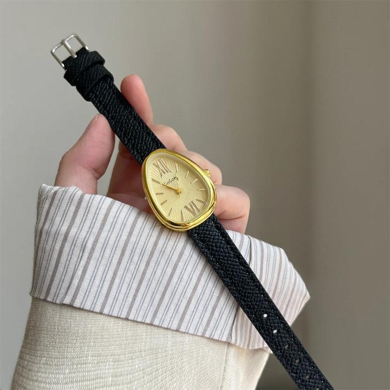 Luxury Brand Women Snake Dial Watch Ladies Fashion Red Leather Strap Quartz Wristwatch Female Gift Dropshipping Clock Relogio