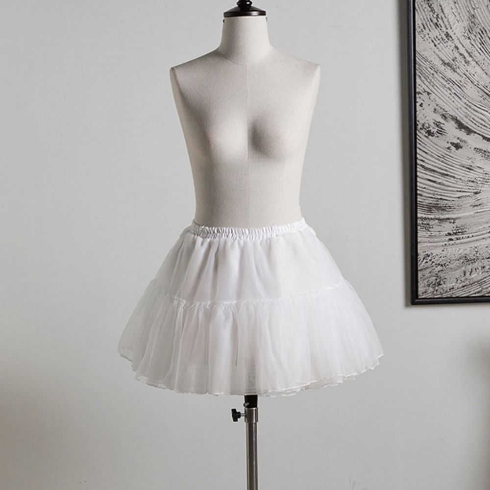 Многослойное короткое платье Юпон Филле Кружевные подъюбники для свадьбы Бальное платье