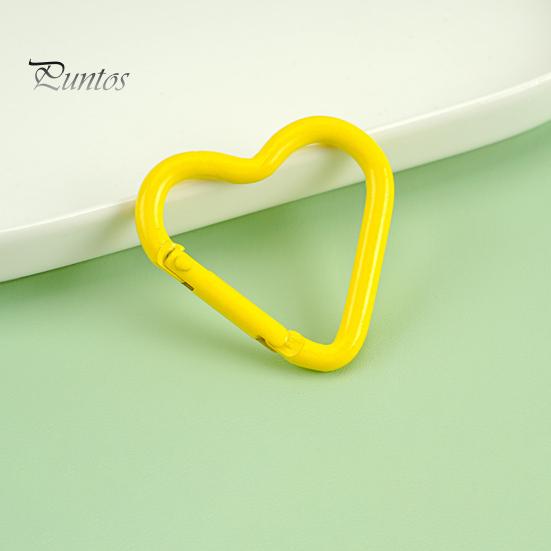 12 шт. карабинов в форме сердца, прочный сплав, брелок, зажим, пружинный крючок, пряжка для рюкзака, бутылка для воды, аксессуары для кемпинга на открытом воздухе
