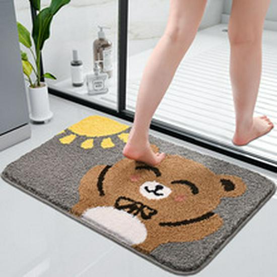 Cross-Border Chenille Quick-Dry Absorbent Bathroom Mat