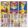 Mike86 ESSO Tiger PIN UP Vintage Metal Tin Signs Man Cave Oil Shop Posters Decoration LTA