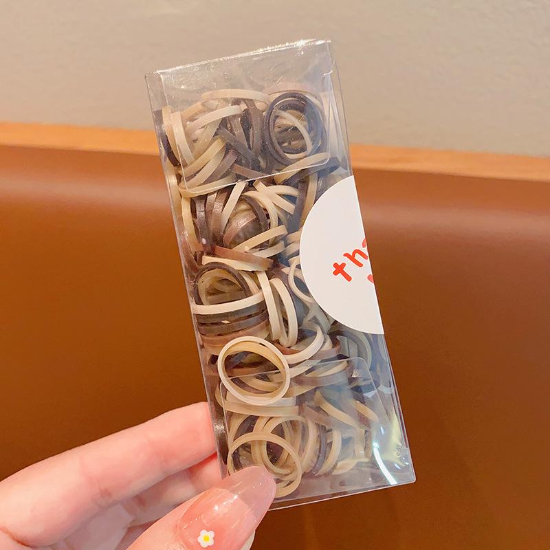 Красочные детские резинки для волос с высокой резинкой - милые резинки карамельного цвета для девочек