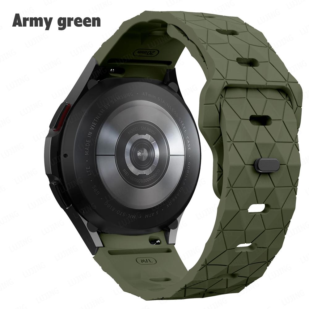 Силиконовый ремешок для Samsung Galaxy Watch 7 6 4 Classic 47 мм 43 мм/46 мм 42 мм ремешок для часов No Gap Galaxy Watch 6/5/5pro 45 мм 40/44 мм