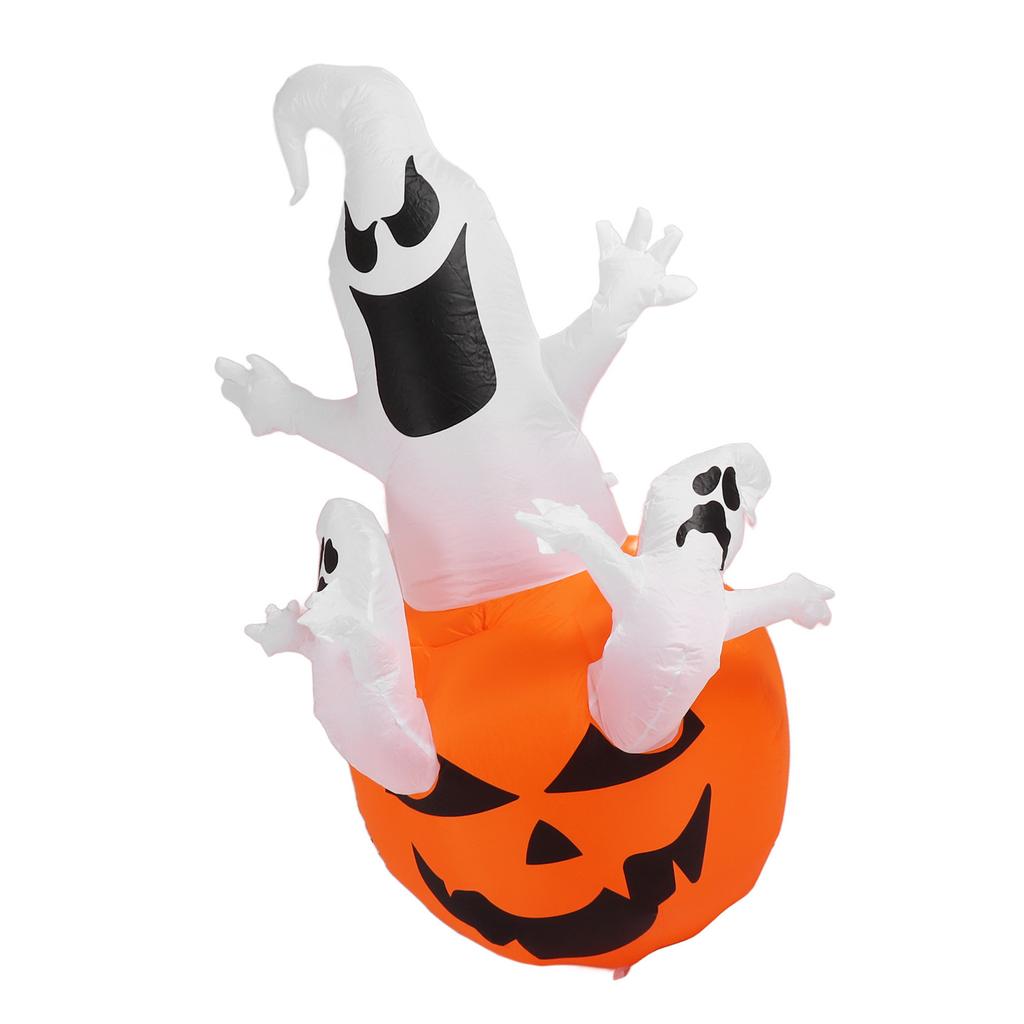 Надувной Хэллоуин Три белых призрака со светодиодной подсветкой 6 футов Хэллоуин надувной тыквенный привидение двор