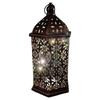 Middle East Arab Vintage Iron Art LED Lanterns Hanging Lamp Hollowed Out Metal LED Hanging Lighting for Home Decors