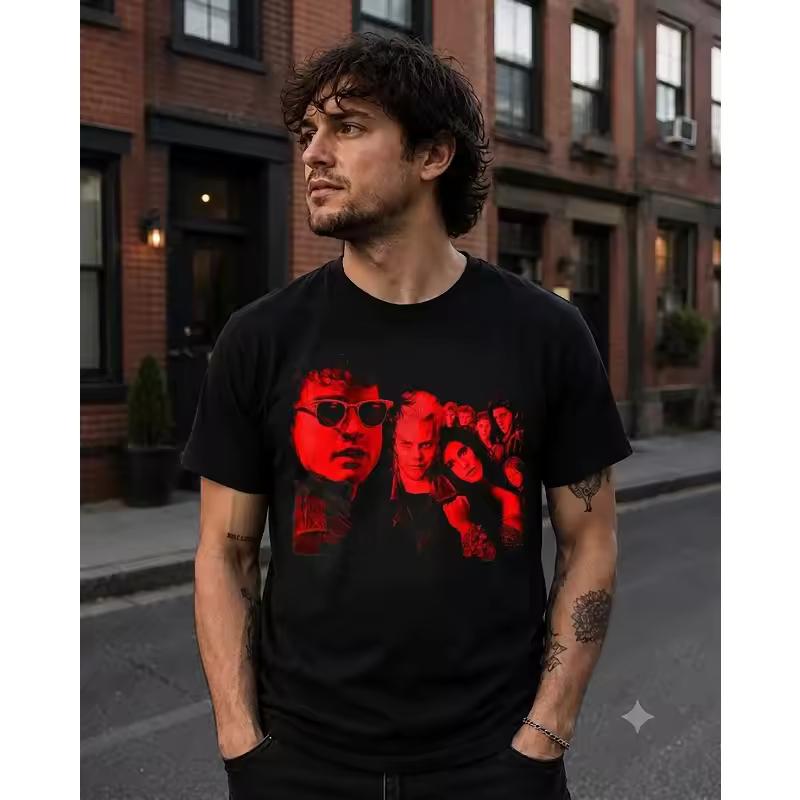 Lost Boys T-shirt | Retro 80s Horror Vampire Pattern T-shirt Men's T-shirt Summer New Unisex High Street T-shirt