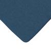 Seat Cushions 4 pcs Blue 40 x 40 x 3 cm Fabric