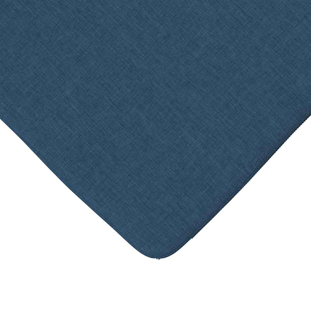 Seat Cushions 4 pcs Blue 40 x 40 x 3 cm Fabric