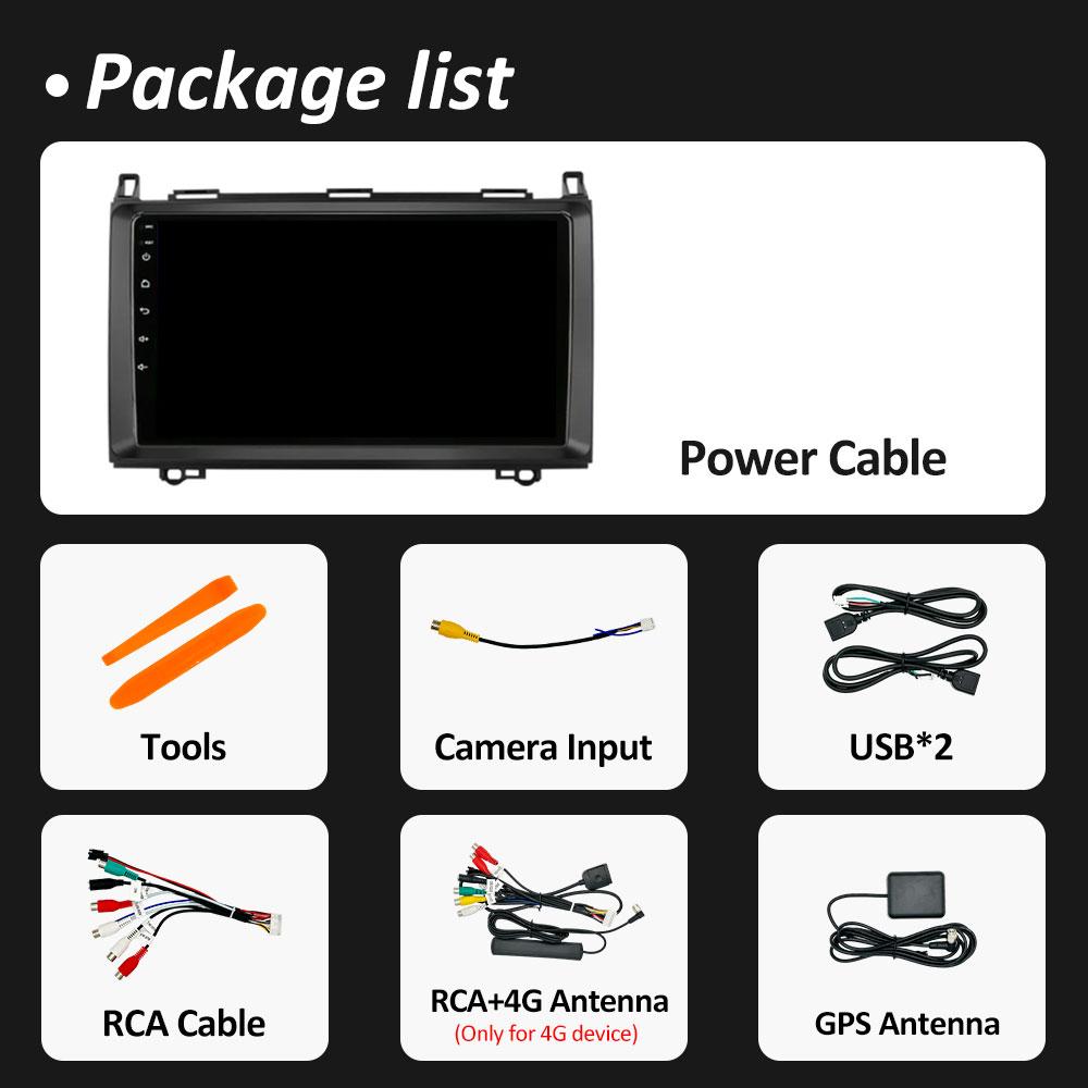 Навигация GPS беспроводной Carplay для Mercedes Benz W169 W245 B200 W906 Sprinter W639 Vito Autoradio Bluetooth 2.5D сенсорный экран