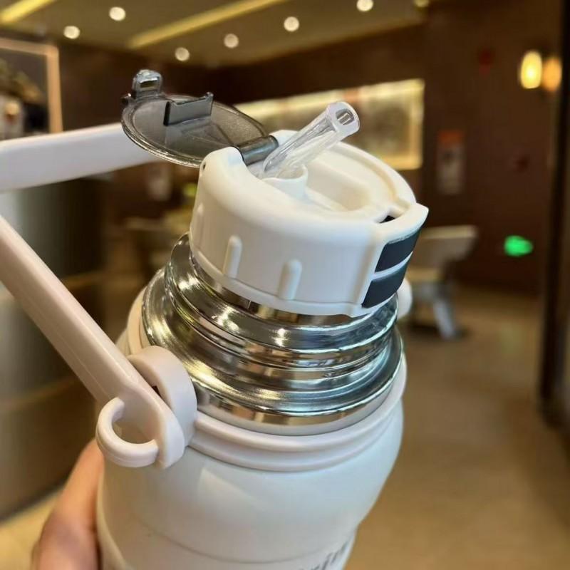 Stainless Steel Insulated Water Bottle 800ml 1000ml Students Outdoor Sports