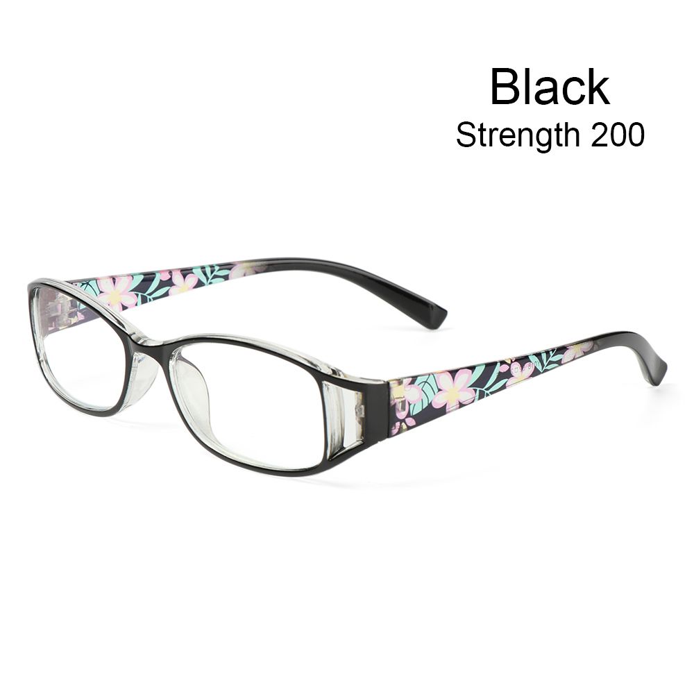 Elegant Flowers Vintage Reading Glasses Ultra Light Frame Eye Protection Anti-Blue Light Eyeglasses