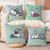 Мультяшный чехол на подушку SIMONS CATS Автомобильная накидка Чехол для подушки для дивана Автомобиля Рождественский подарок 40x40см 45x45см