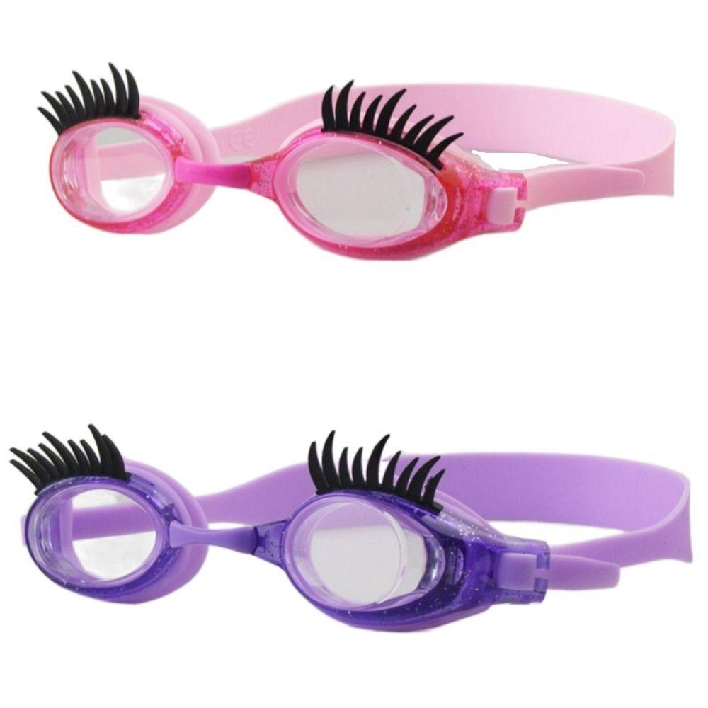 Anti Fog Eyelash Glasses Eyelash Swimming Goggles Childrens Swimming Goggles  Swimming Pool