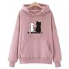 New Autumn and Winter Hooded Sweatshirt for Women, Thickened Velvet, Fashionable Loose Pullover for Women