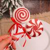 Красочные рождественские украшения из леденцов, креативные праздничные палочки, конфеты, украшения на елку, реквизит