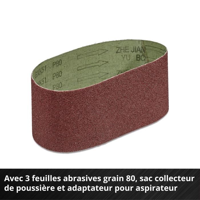 Einhell Professional Ponceuse À Bande Sans Fil Einhell TP-BS 18/457 Li Solo PXC (18V) Livré Sans Batterie Ni Chargeur