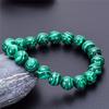 1 шт. Натуральный камень браслеты из малахита драгоценные камни камни малахит бусины браслеты из бисера браслеты