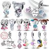 Fit Original Copper Charms Beads Boy Girl Mother Charms Pendant For Bracelet Necklace Women Jewelry Gift
