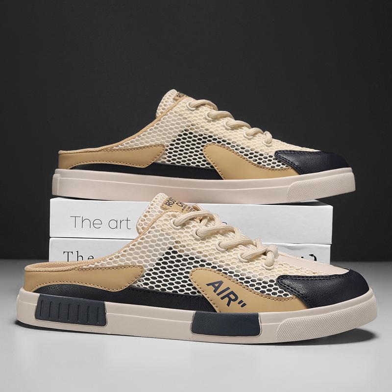 Мужская повседневная обувь 2023 Спортивный досуг Мода Увеличивающая рост Обувь для пар Уличная сетчатая обувь Мужские кроссовки на шнуровке