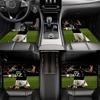 Timber pattern  Black Car Floor Mats Full Coverage All-Season Car Mats, XPE Non-Slip And Wear-Resistant Mats Suitable for SUV Interiors, Textured Car 