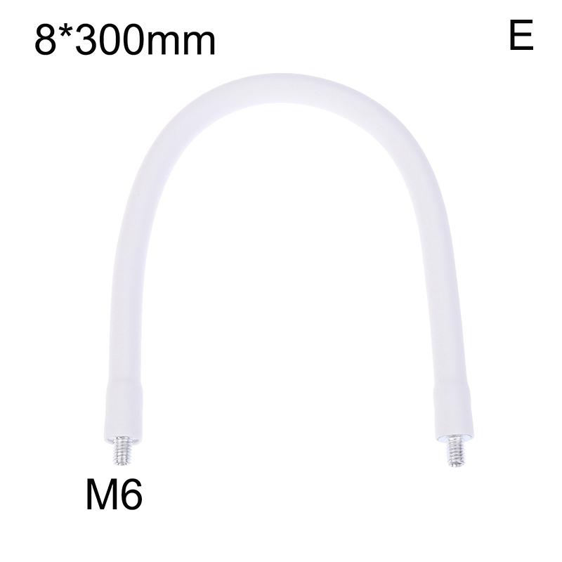 1 шт. M6 M8 Мужская внутренняя резьба Мягкий легкий гибкий кабелепровод DIY металлический силиконовый шланг гибкая формовка универсальный для лампы