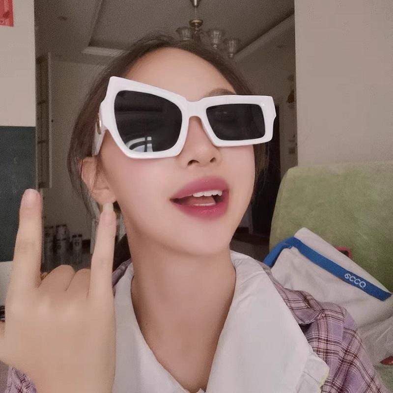 Очки для дразнения, смешные фотографии, личность, мода, нестандартный размер, асимметричные глаза, солнцезащитные очки в стиле дрэг-хип-хоп