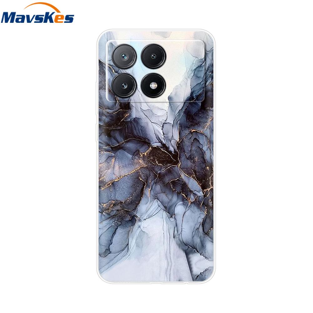 Чехол для Poco X6 Pro Мягкий прозрачный силиконовый чехол для телефона для Xiaomi Pocox6 Poco X6 X 6 Pro X6Pro 5G Ударопрочный корпус Маска Сумка Задняя крышка