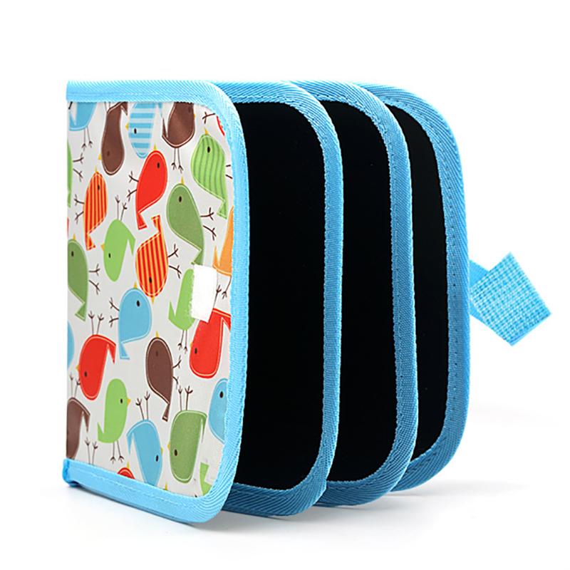 Детская волшебная доска, обучающие детские игры, раскраски, детские игрушки для рисования, 6 страниц, стирающие доски с помощью водных меловых ручек